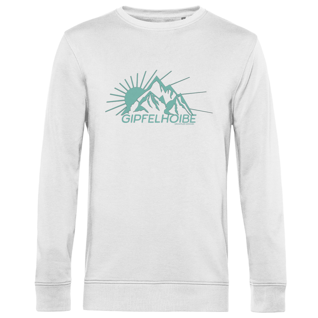 Bayerisches Herren Premium Bio Sweatshirt Gipfelhoibe - mint - Grantler Gwand