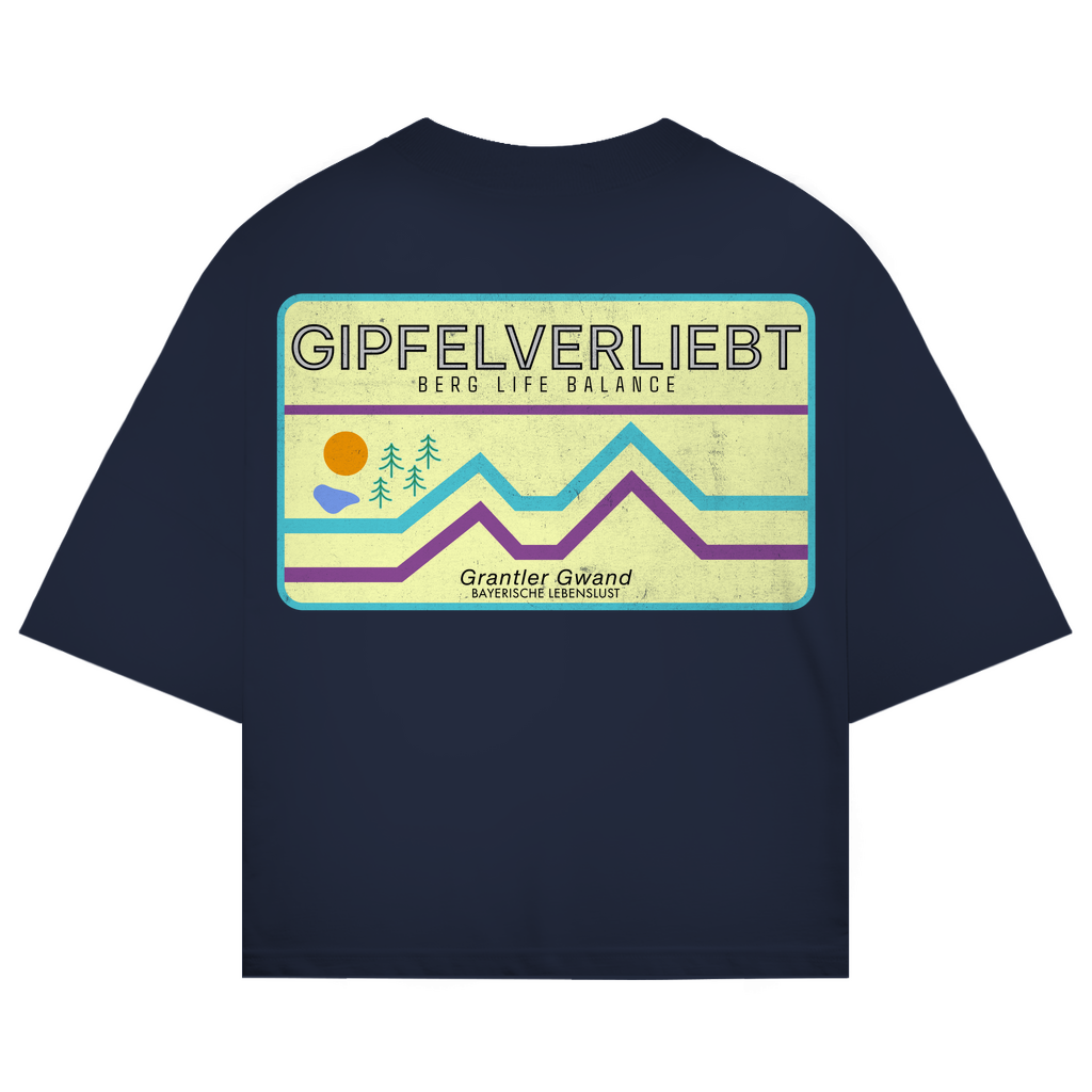 Bayerisches Oversize T-Shirt Unisex - Gipfelverliebt - Grantler Gwand