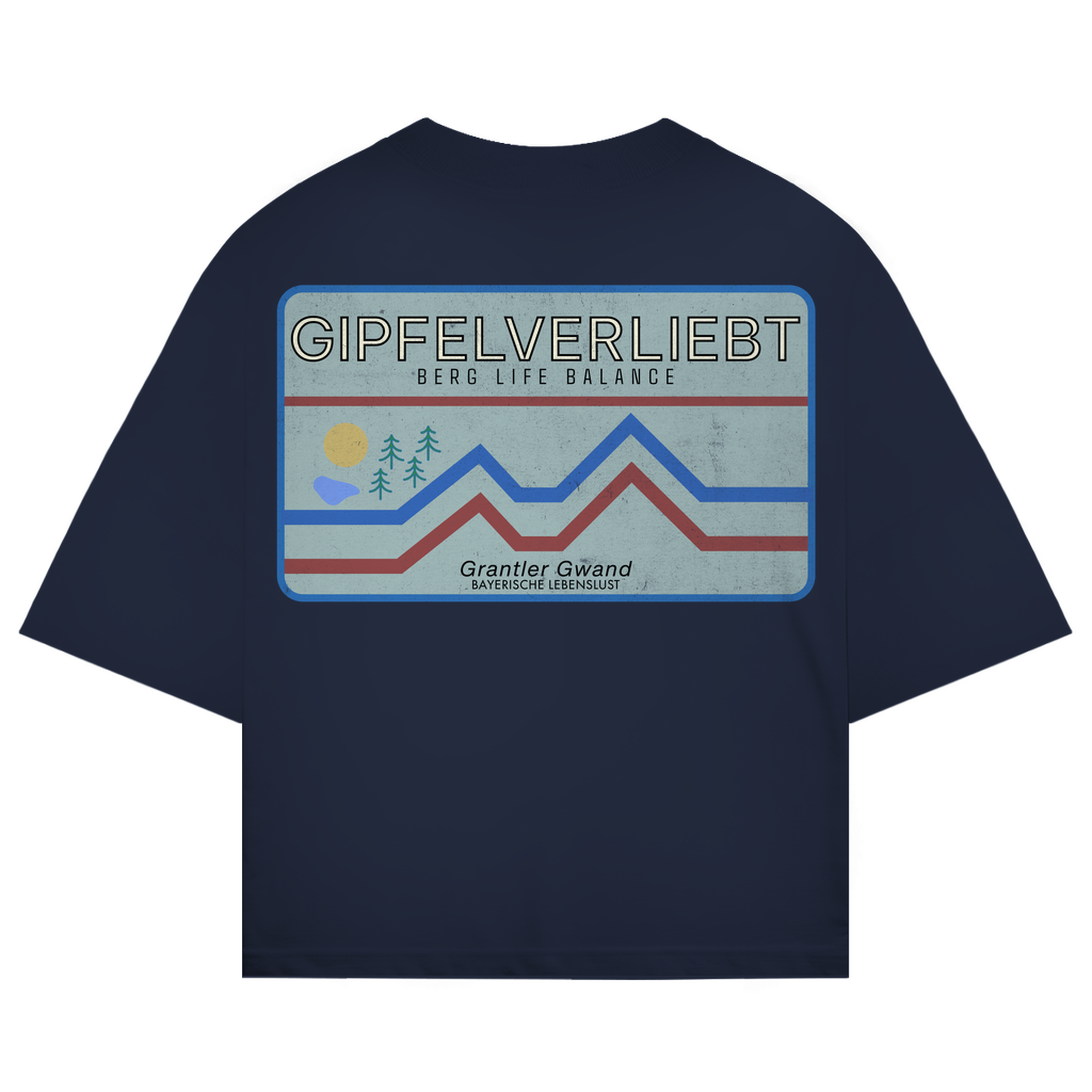 Bayerisches Oversize T-Shirt Unisex - Gipfelverliebt - Grantler Gwand