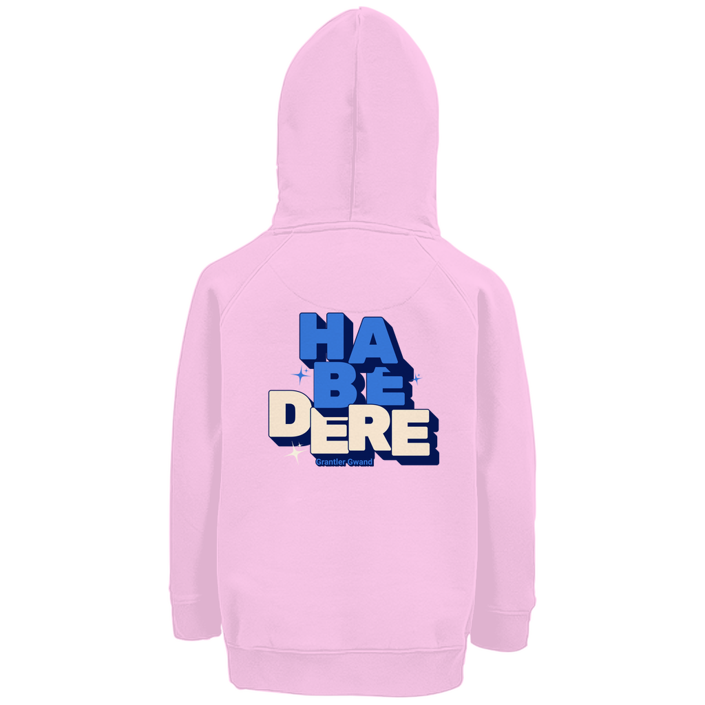 Bayerischer Kinder Premium Bio Hoodie - Habe dere - blau - Grantler Gwand