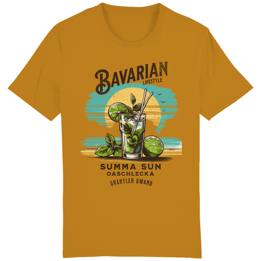 Bayerisches Herren T-Shirt Bavarian Lifestyle - Summa, Sun, Oaschlecka - Grantler Gwand
