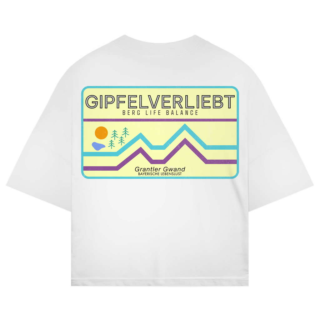 Bayerisches Oversize T-Shirt Unisex - Gipfelverliebt - Grantler Gwand