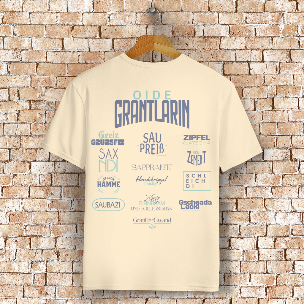 Bayerisches T-Shirt Unisex - Oide  Grantlarin - Grantler Gwand
