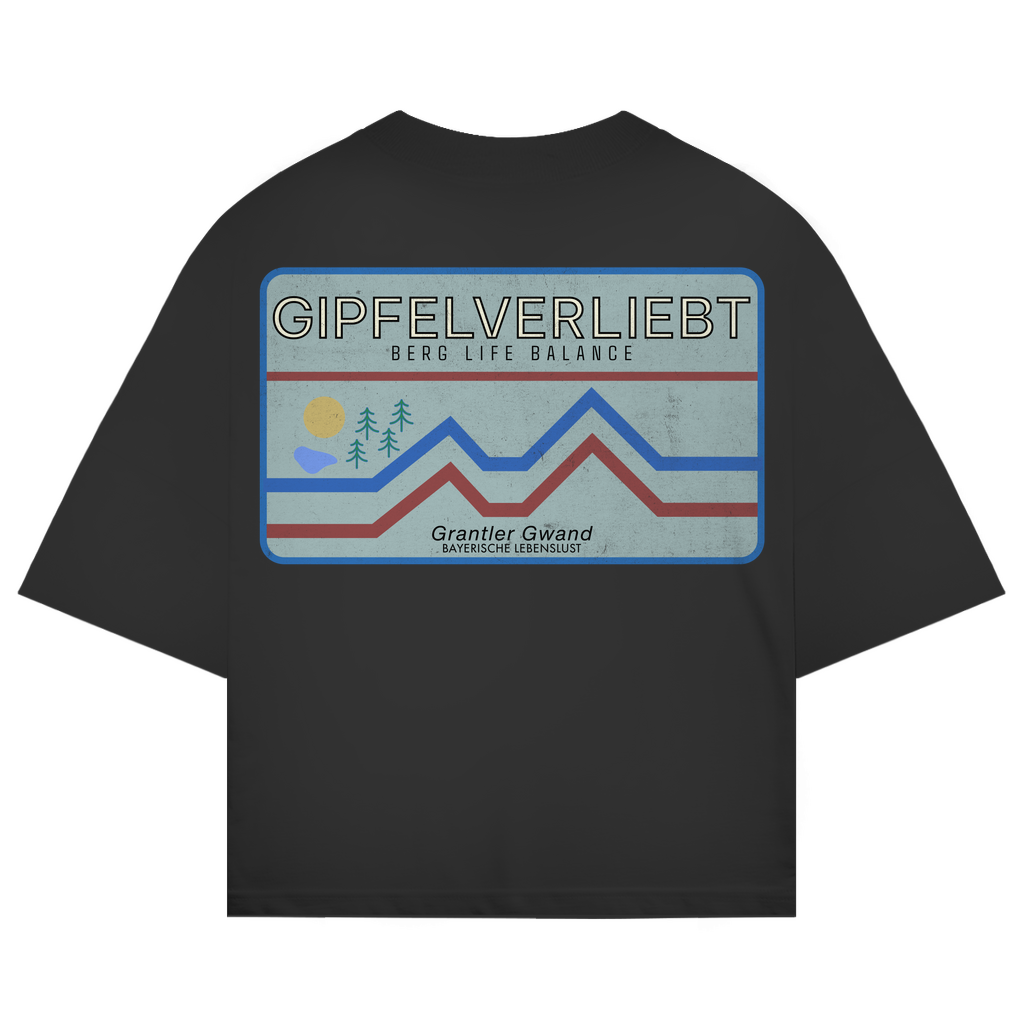 Bayerisches Oversize T-Shirt Unisex - Gipfelverliebt - Grantler Gwand