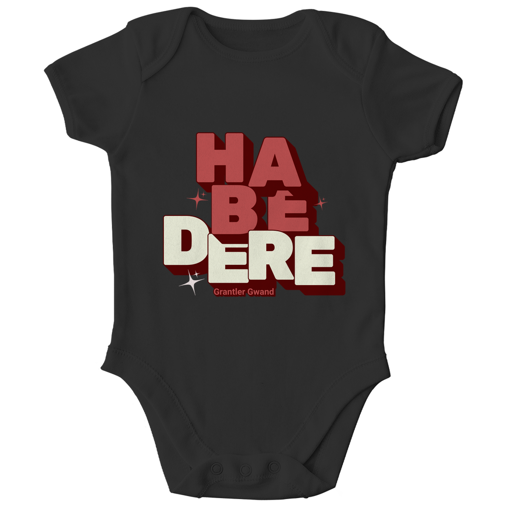 Bayerischer Baby Bio Body - Habe dere - rot - Grantler Gwand