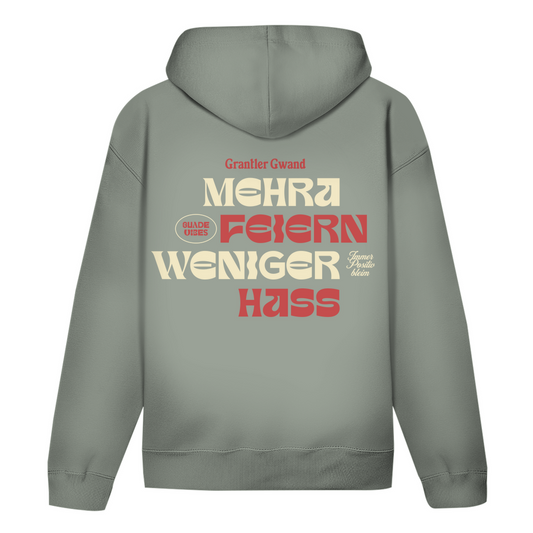 Bayerischer Hoodie Unisex - Mehra Feiern - rot/beige - Grantler Gwand