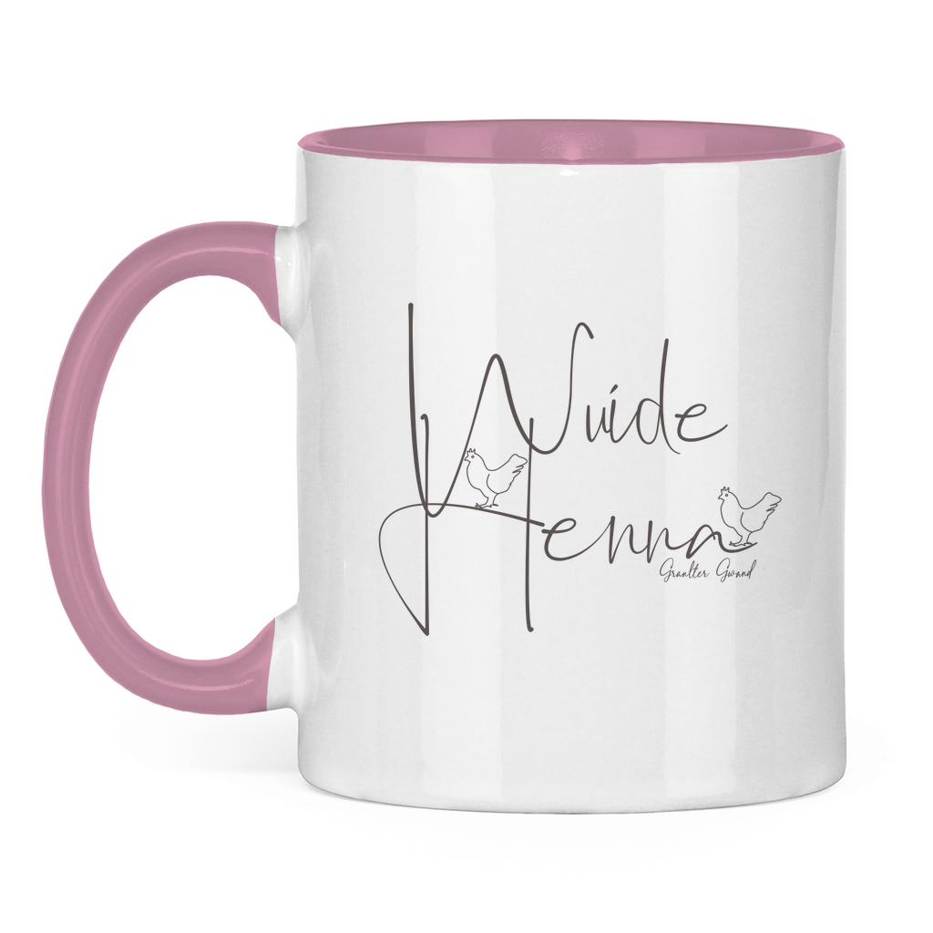 Tasse zweifarbig wuide Henna - grau