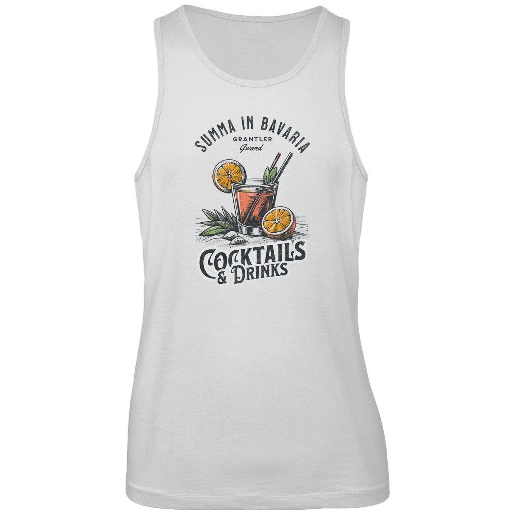 Bayerisches Herren Premium Tank Top Summa in Bavaria - Cocktail & Drinks - Grantler Gwand
