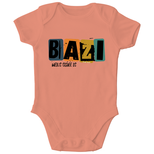 Bayerischer Bio Baby Body Bazi, weils schee is - Grantler Gwand