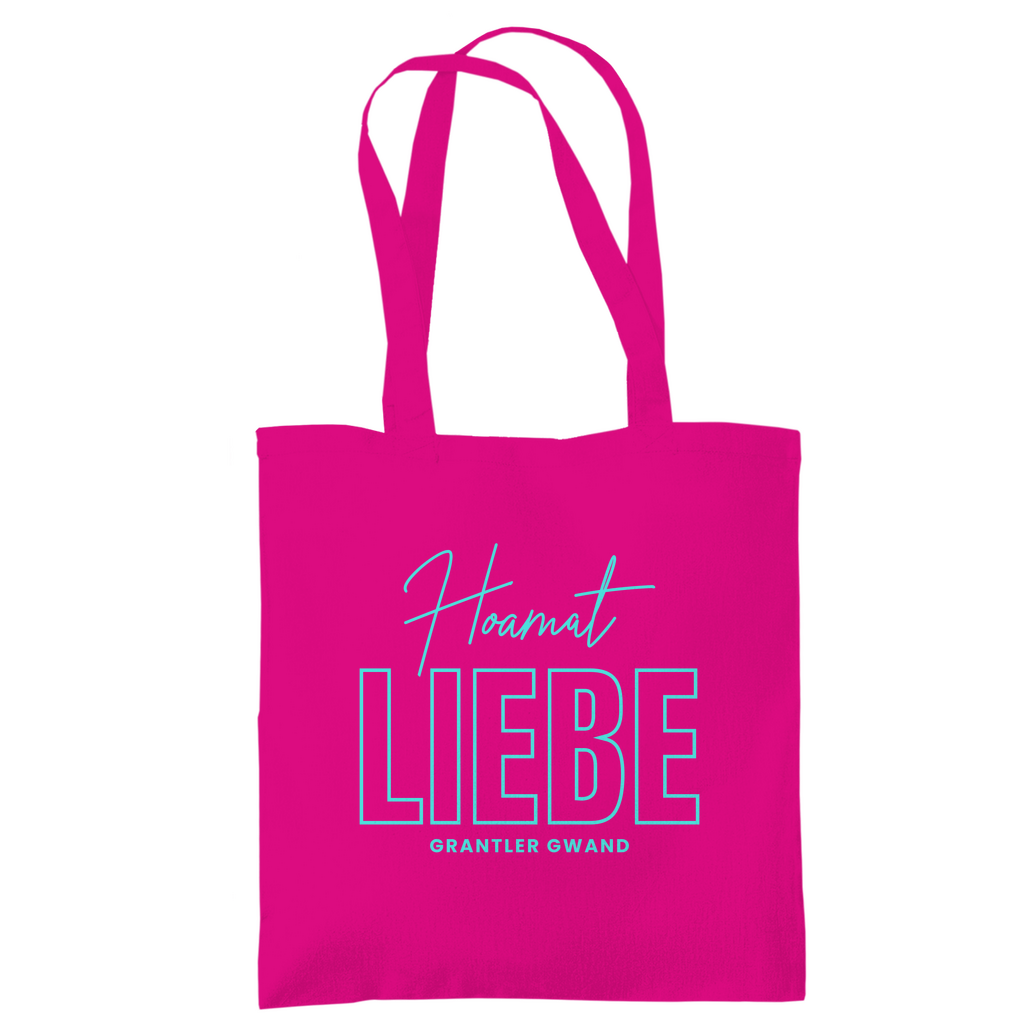 Bayerische Tragetasche Hoamat Liebe - Mint - Grantler Gwand