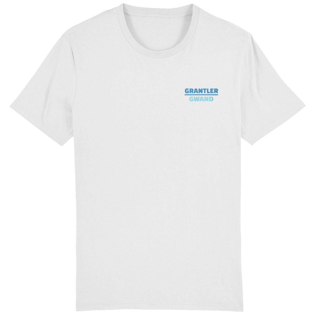 Bayerisches Herren T-Shirt Scheiss da nix, dann feid da nix - blau -  - Front- und Backprint!