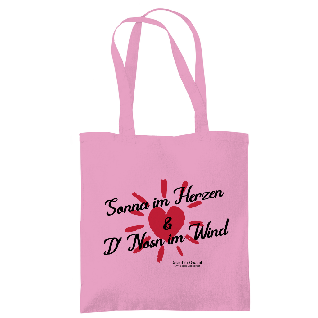 Bayerische Tragetasche - Sonna im Herzen - Grantler Gwand