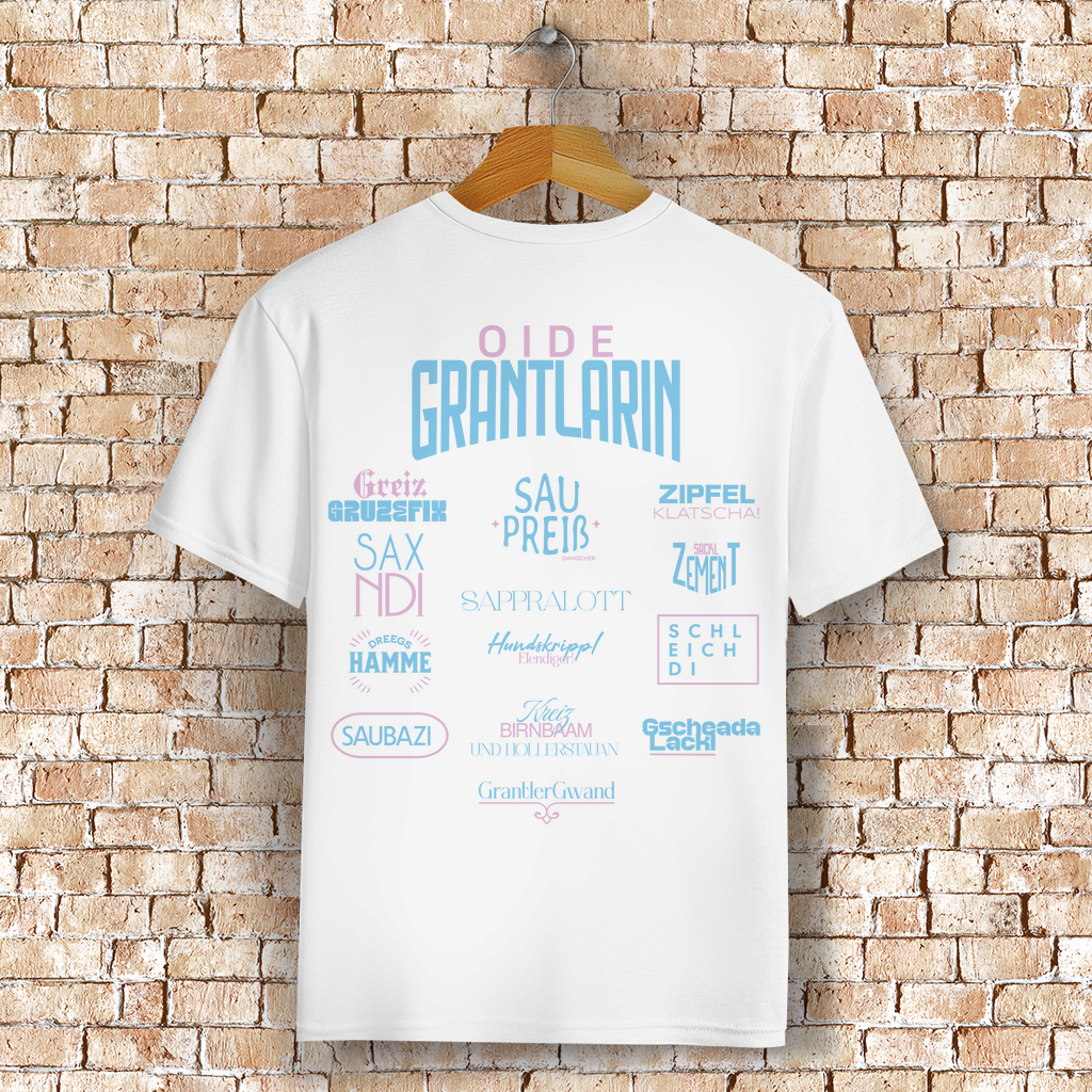 Bayerisches T-Shirt Unisex - Oide Grantlarin - Grantler Gwand