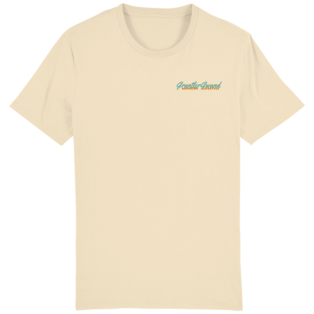 Bayerisches Herren T-Shirt A Hoibe away keeps the doctor away - FRONT-UND BACKPRINT - Grantler Gwand