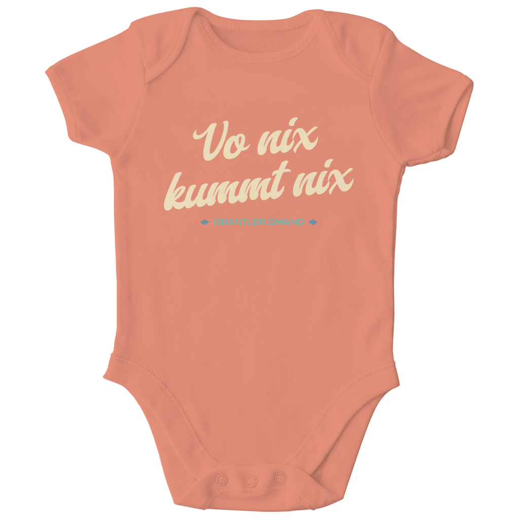 Bayerischer Baby Bio Body Vo nix kummt nix - Grantler Gwand