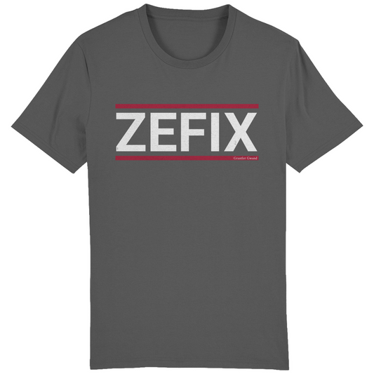 Bayerisches Herren T-Shirt Zefix - rot/weiß - Grantler Gwand