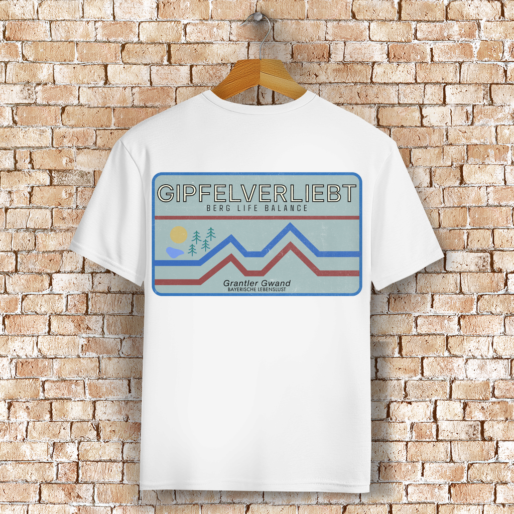 Bayerisches T-Shirt Unisex - Gipfelverliebt - Grantler Gwand