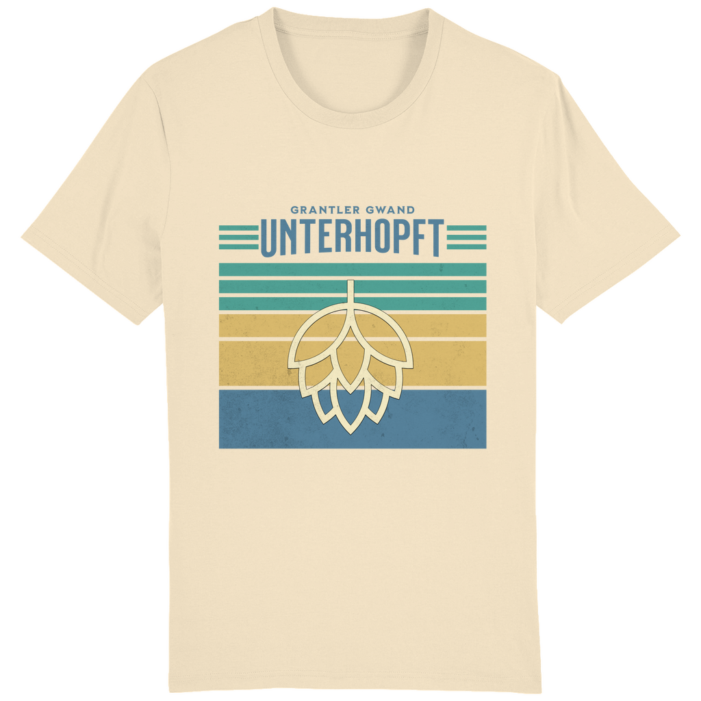 Bayerisches Herren T-Shirt Unterhopft - blau - Grantler Gwand
