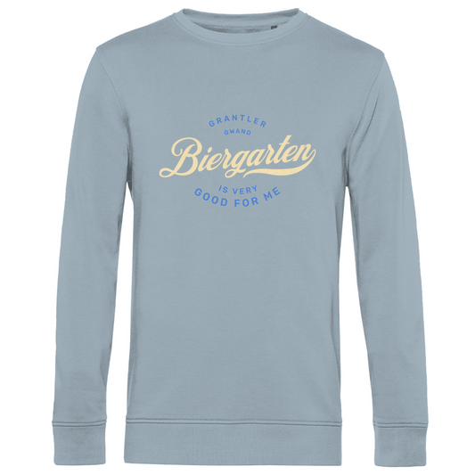 Bayerisches Herren Premium Bio Sweatshirt - Biergarten is very good for me - Grantler Gwand