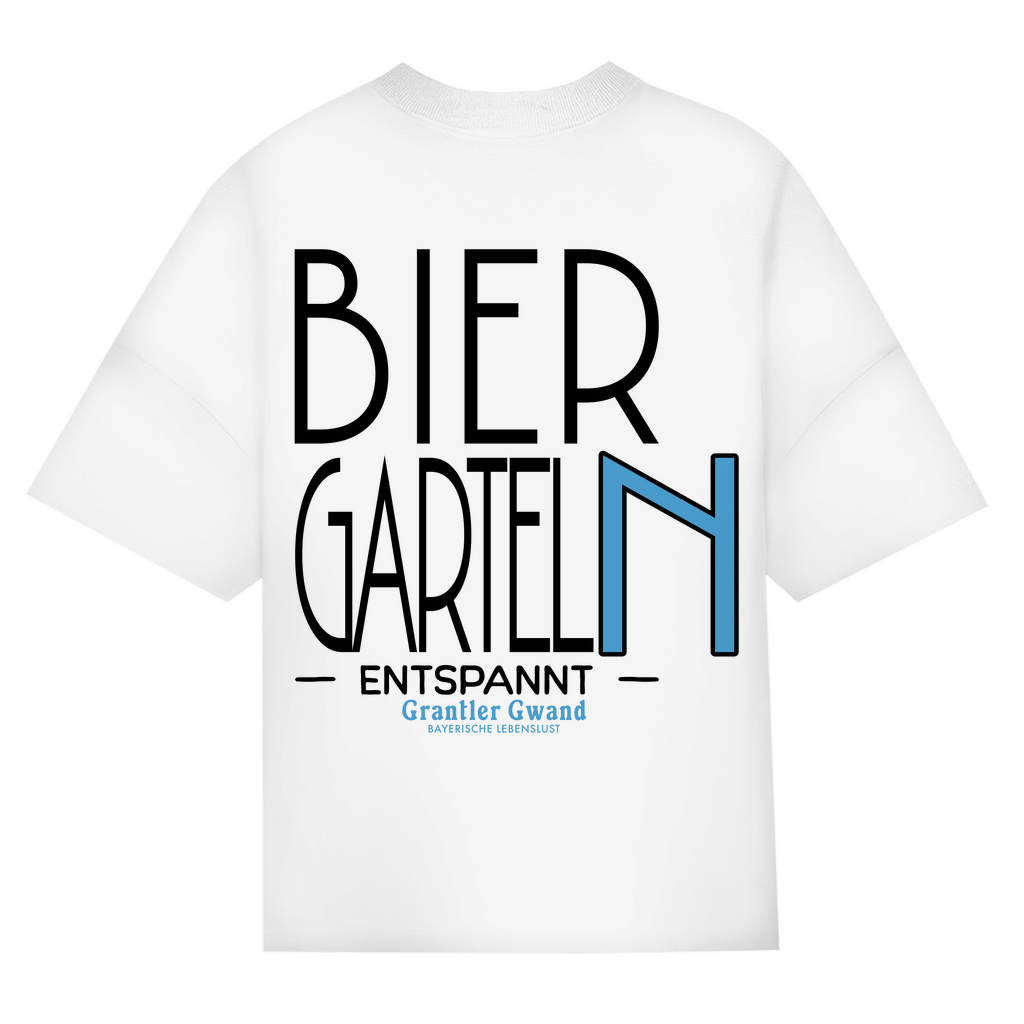 Bayerisches Oversize T-Shirt Unisex - Biergarteln entspannt - Grantler Gwand