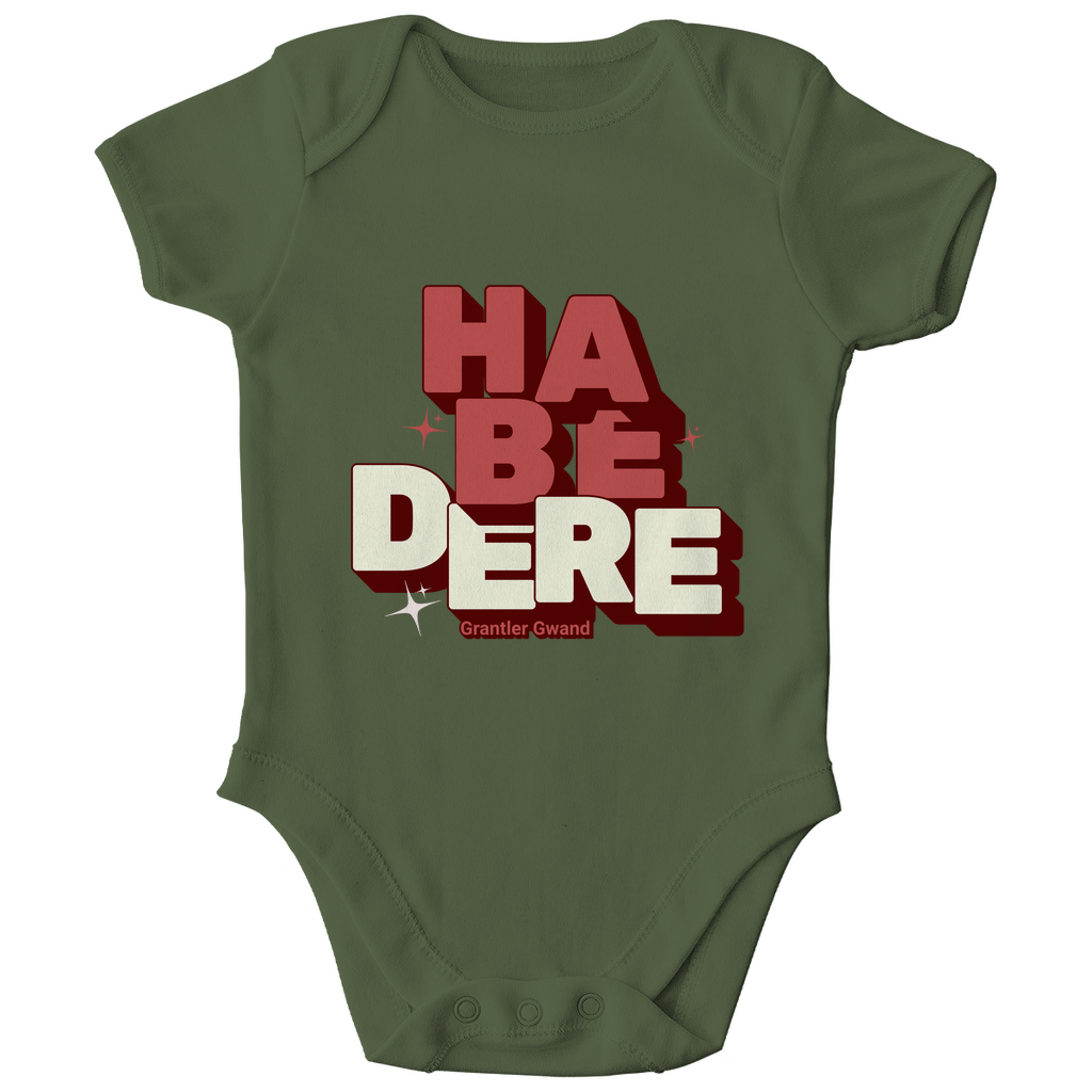 Bayerischer Baby Bio Body - Habe dere - rot - Grantler Gwand
