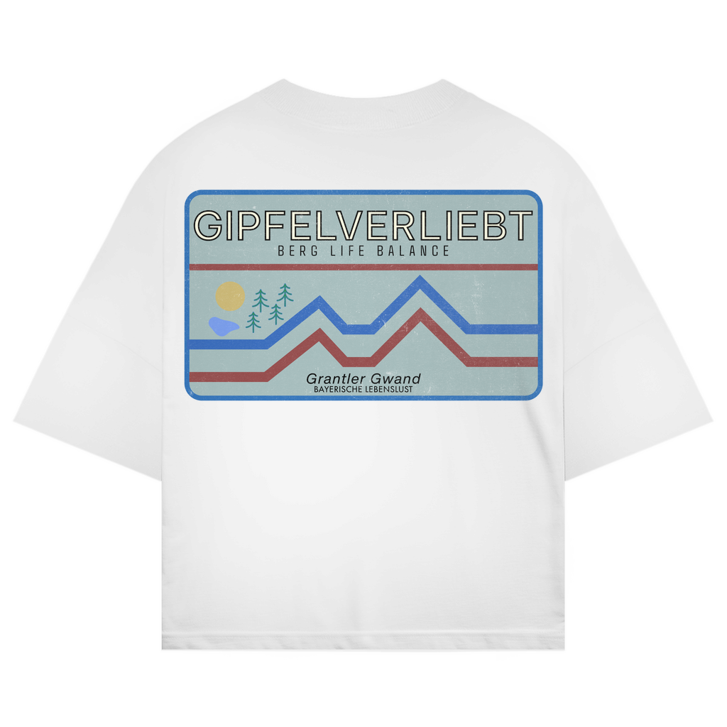 Bayerisches Oversize T-Shirt Unisex - Gipfelverliebt - Grantler Gwand