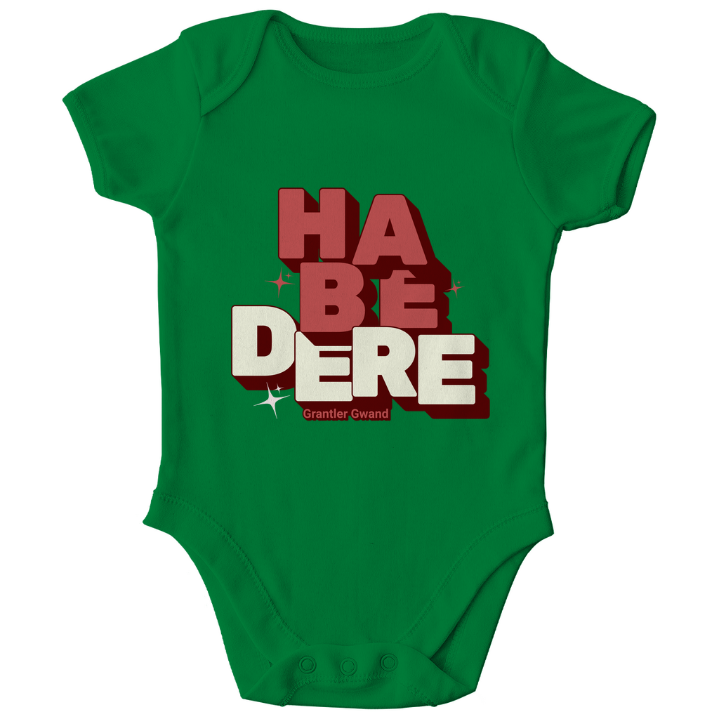 Bayerischer Baby Bio Body - Habe dere - rot - Grantler Gwand