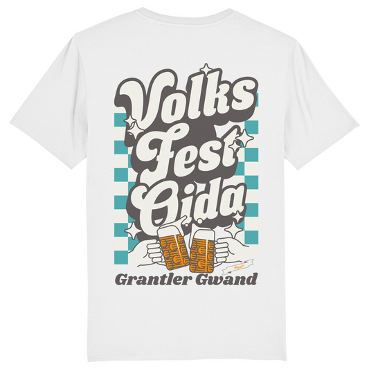 Bayerisches Herren T-Shirt Volksfest Oida - Grün - Grantler Gwand - Front- und Backprint