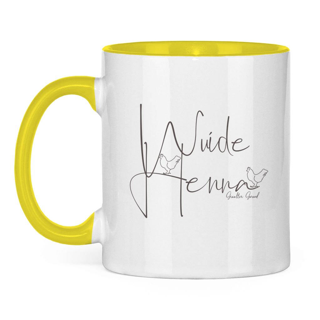 Tasse zweifarbig wuide Henna - grau