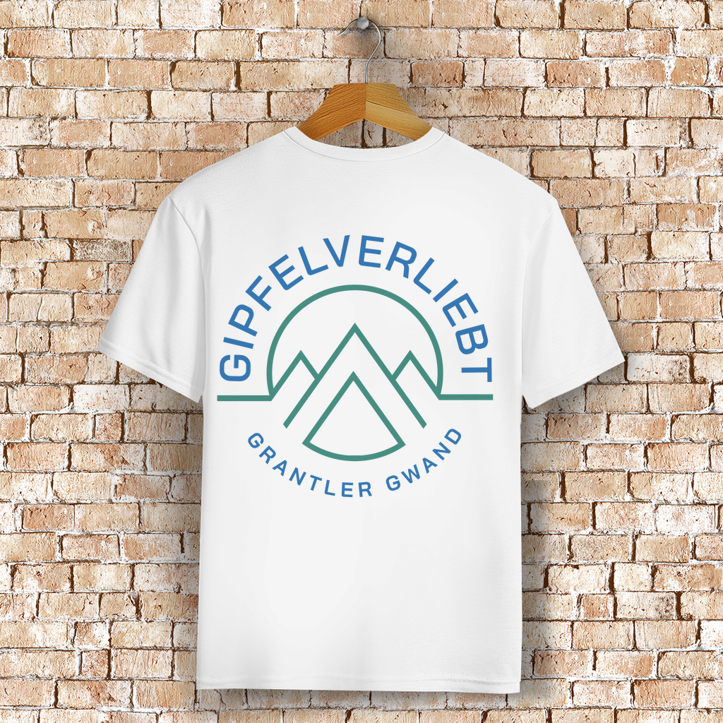 Bayerisches T-Shirt Unisex - Gipfelverliebt - Grantler Gwand