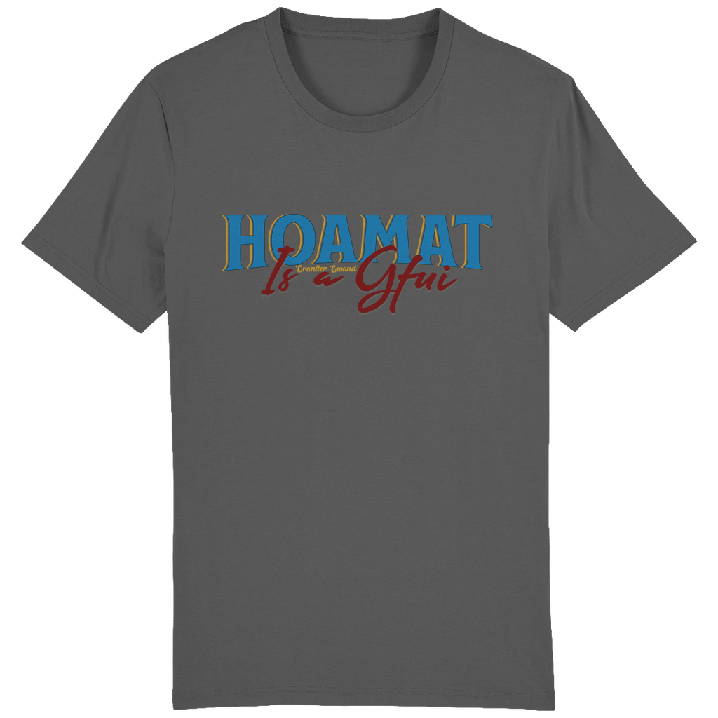 Bayerisches Herren T-Shirt Hoamat is a Gfui - blau/rot - Grantler Gwand