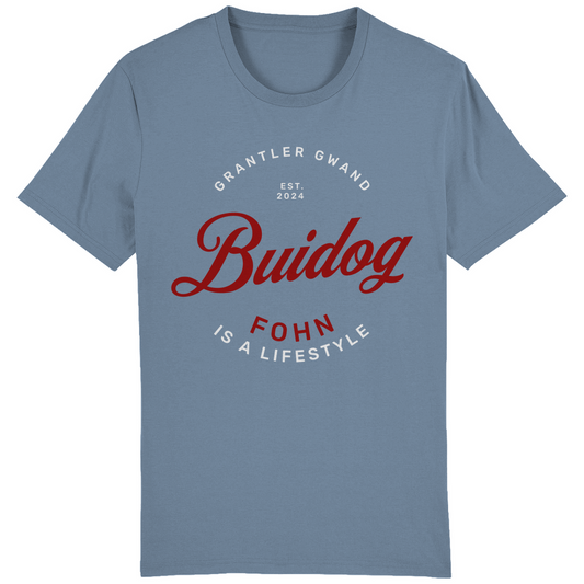 Bayerisches Herren T-Shirt Buidog fohn - rot - Grantler Gwand