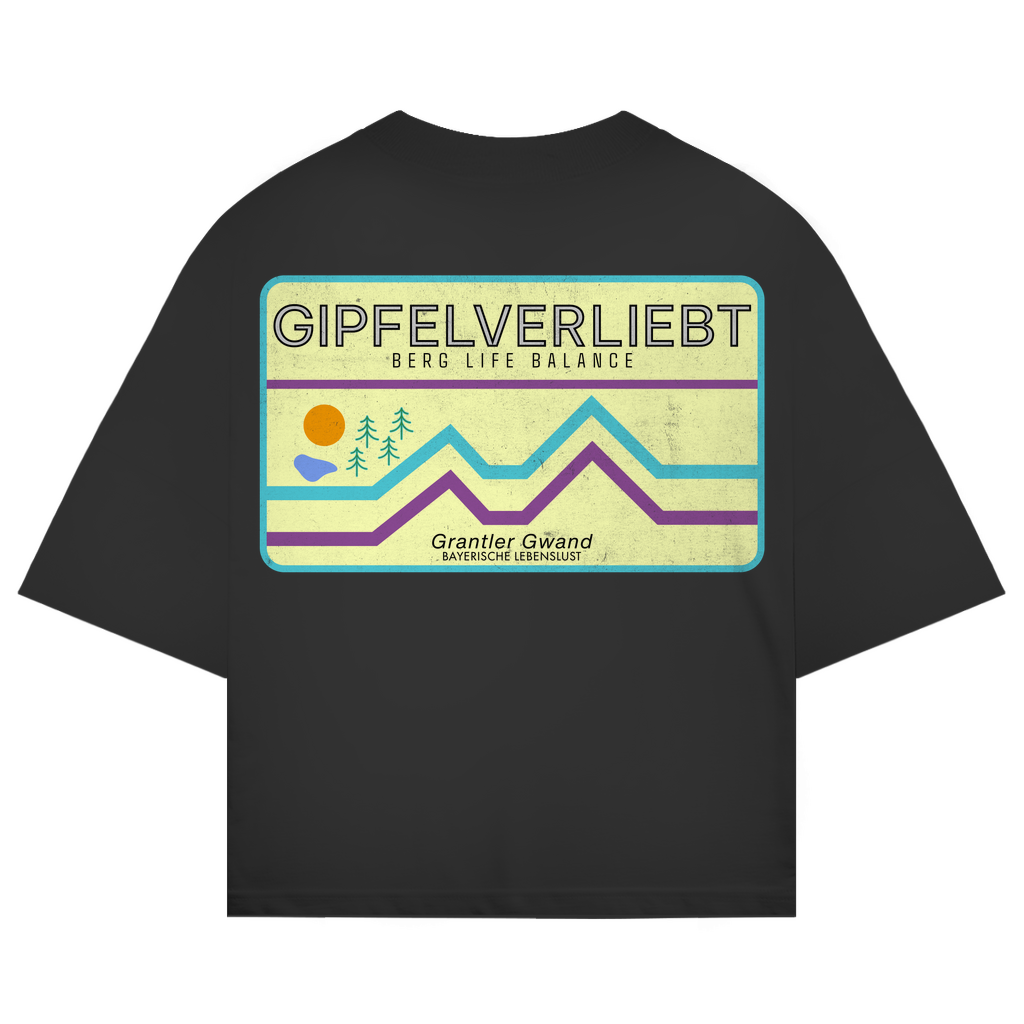Bayerisches Oversize T-Shirt Unisex - Gipfelverliebt - Grantler Gwand