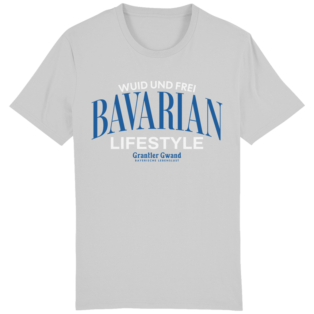 Bayerisches Herren T-Shirt Bavarian Lifestyle - weiß - Grantler Gwand