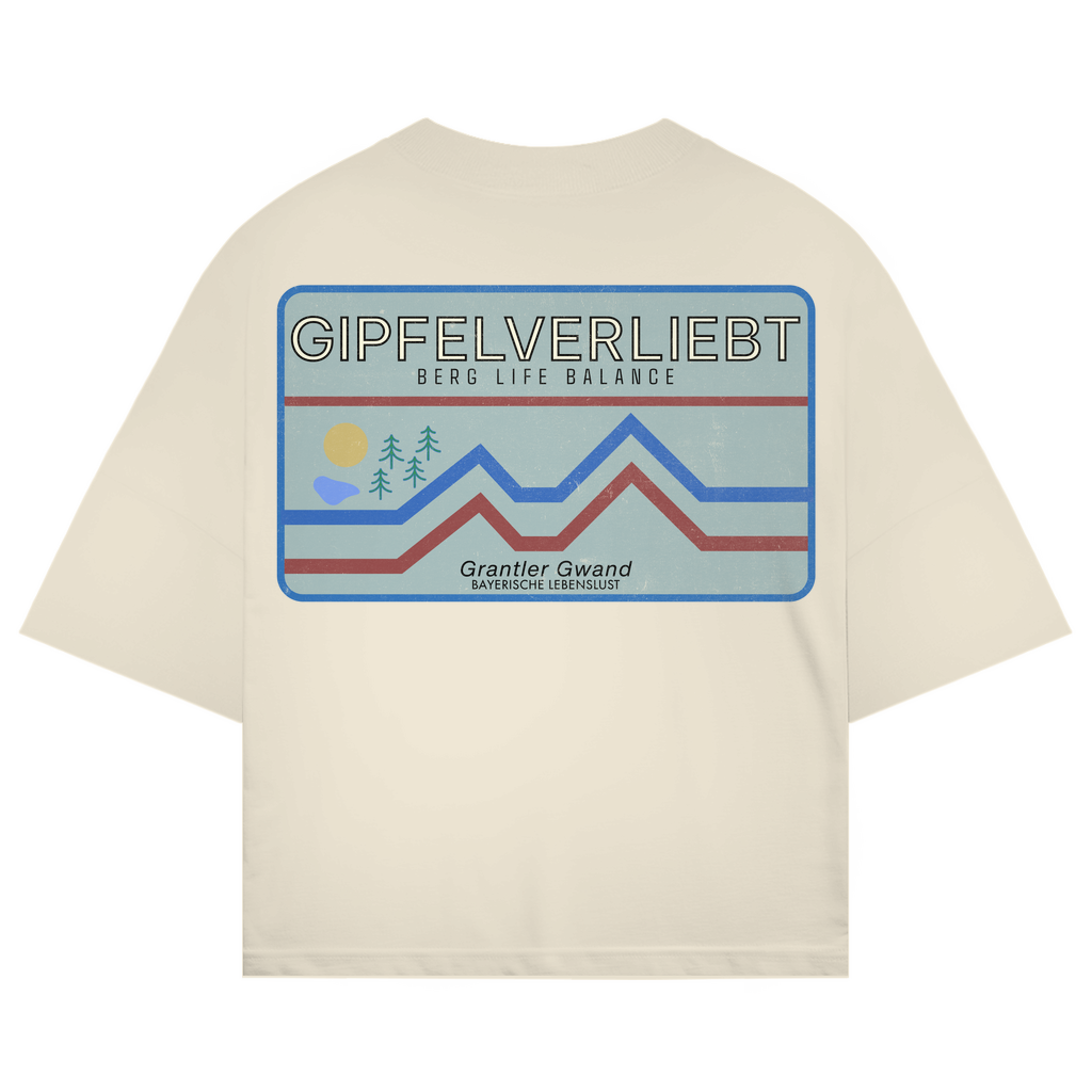 Bayerisches Oversize T-Shirt Unisex - Gipfelverliebt - Grantler Gwand