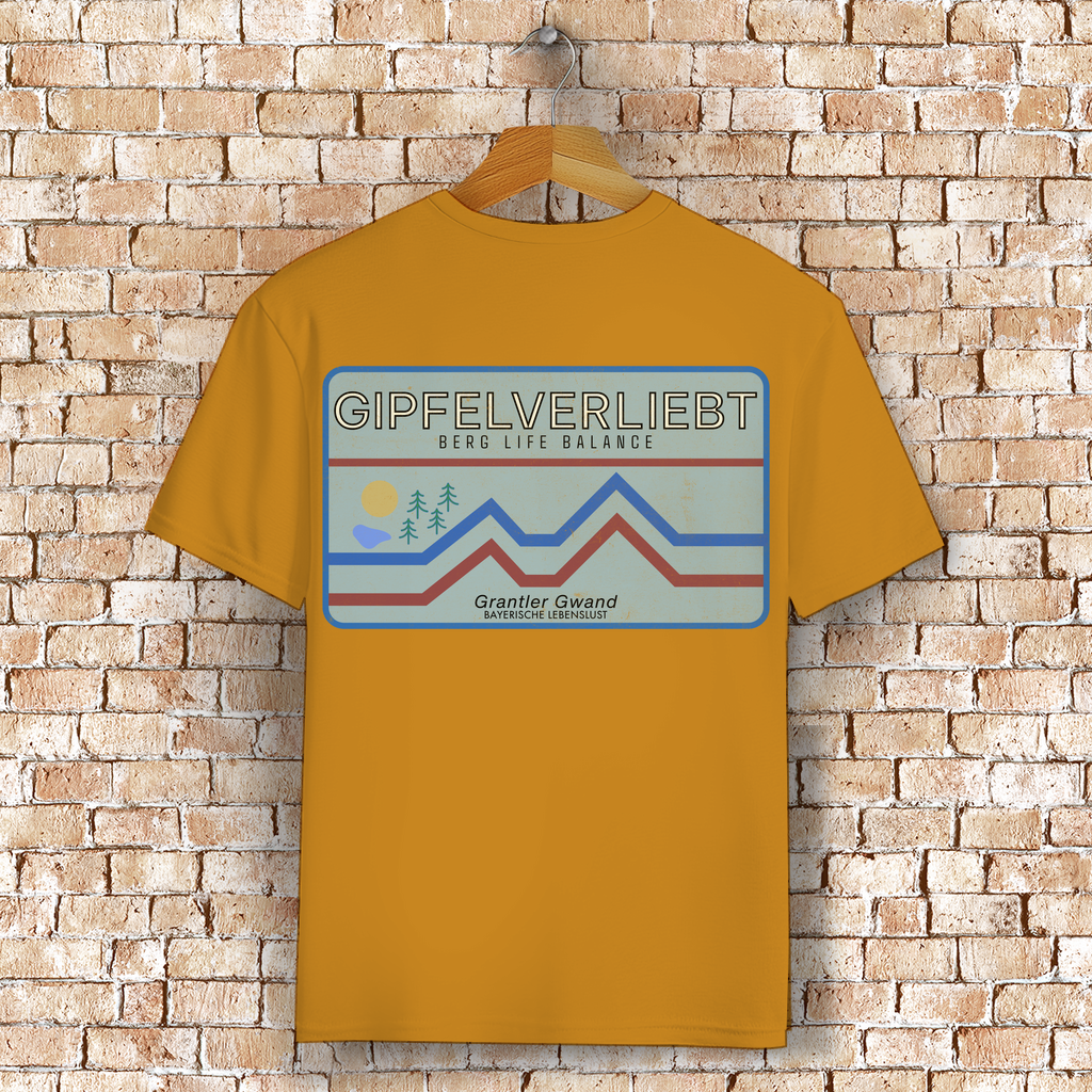 Bayerisches T-Shirt Unisex - Gipfelverliebt - Grantler Gwand