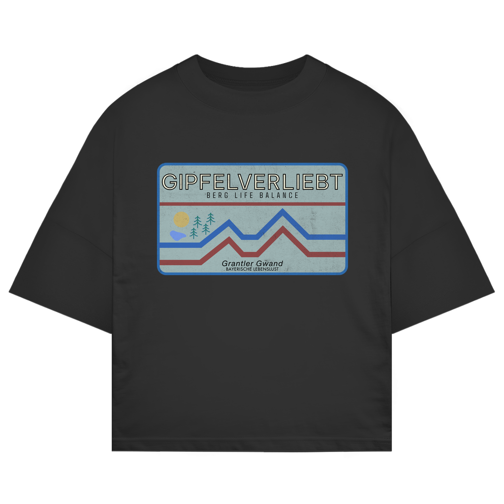 Bayerisches Oversize T-Shirt Unisex - Gipfelverliebt - Grantler Gwand