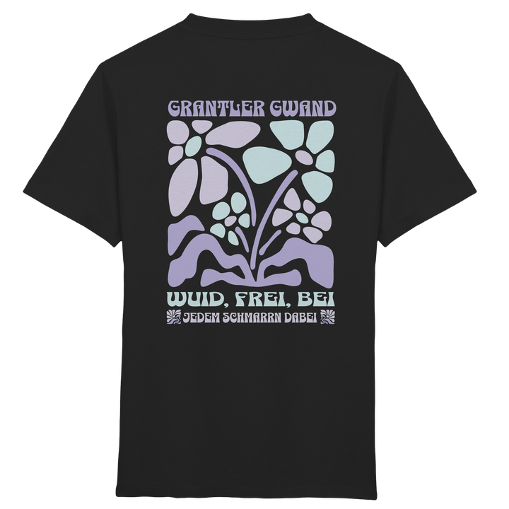Wuid, frei, bei jedem Schmarrn dabei - Backprint - Kinder T-Shirt