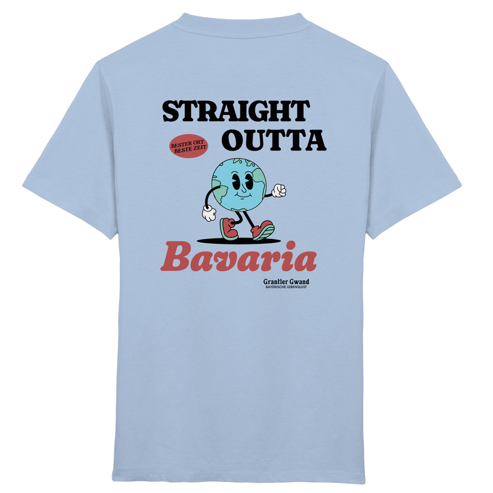 Straight outta Bavaria - Backprint - Kinder T-Shirt