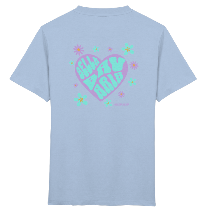 Bella Bavaria Herz - Mint Variante - Backprint - Kinder T-Shirt