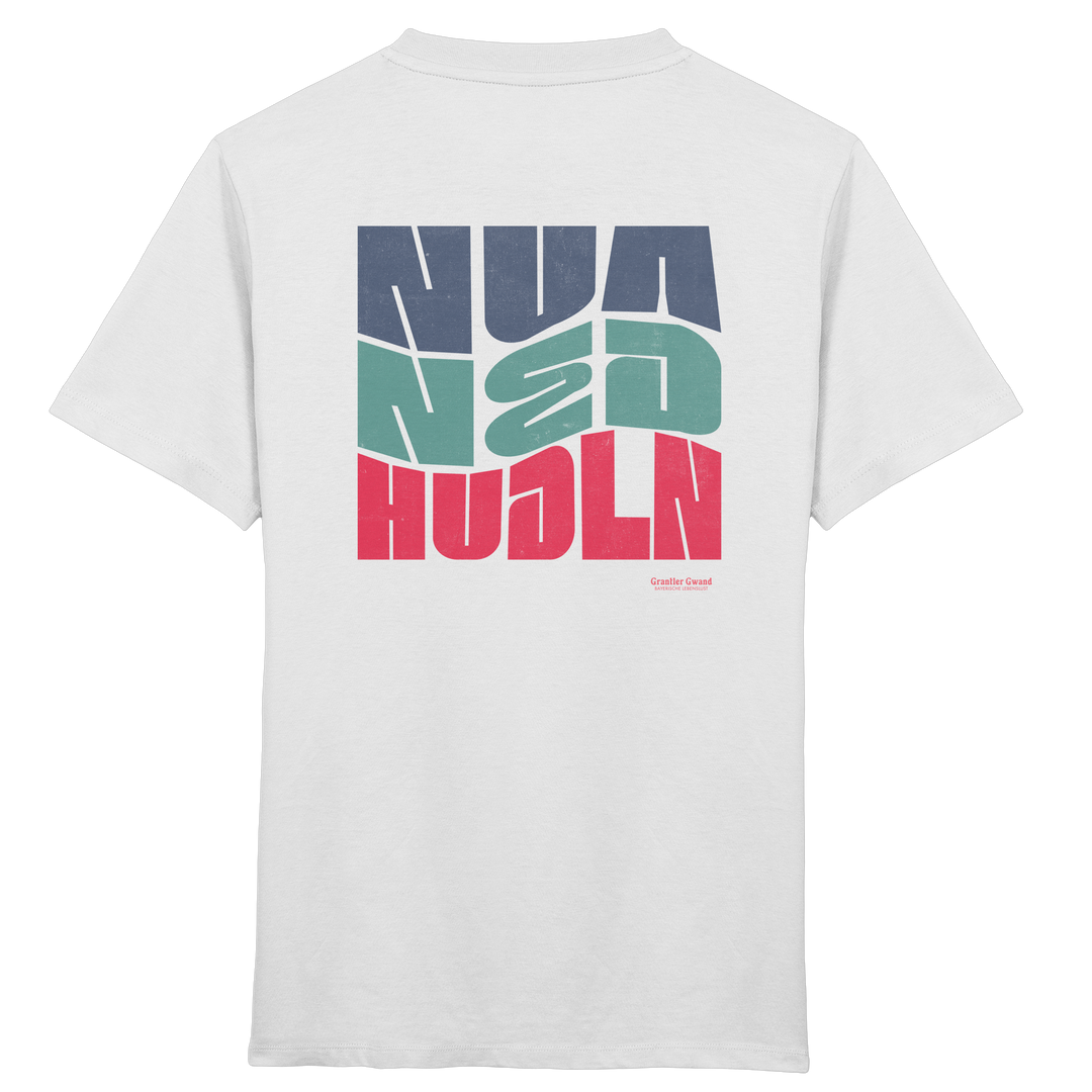Nua ned hudln - Backprint - Kinder T-Shirt