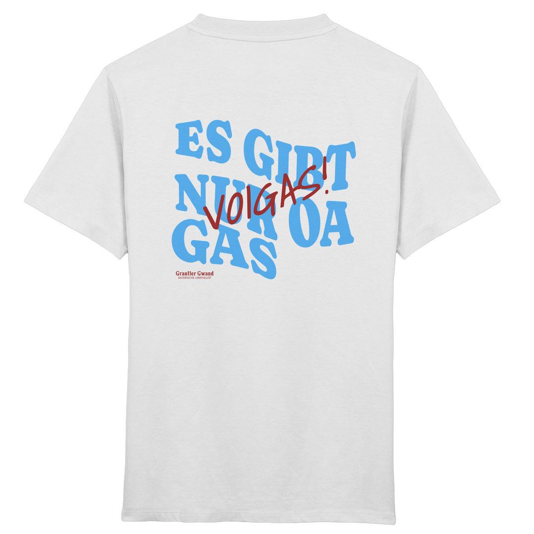 Es gibt nur oa Gas - blaue Variante - Backprint - Kinder T-Shirt