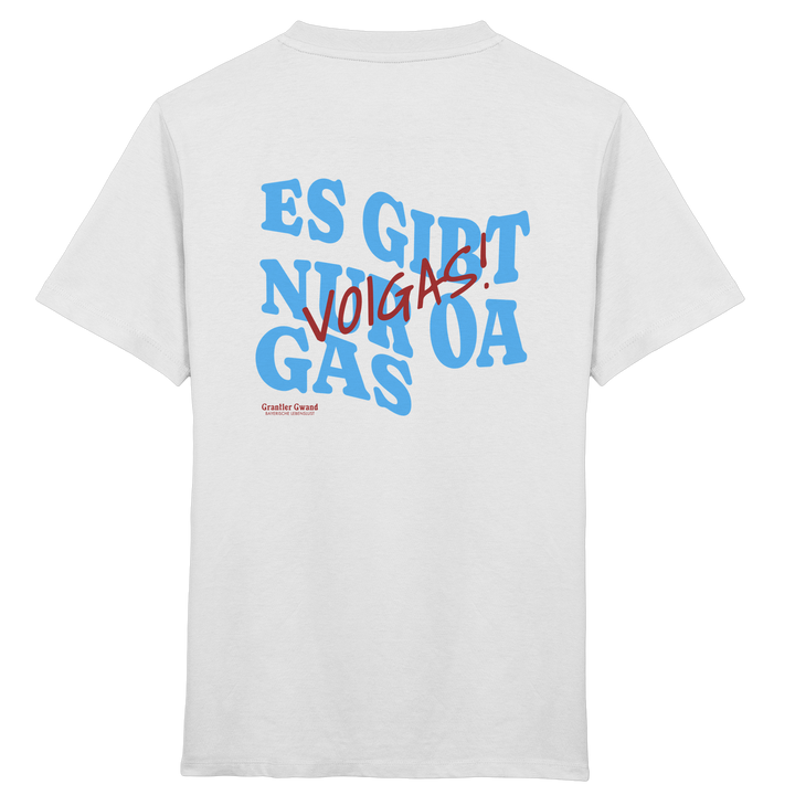 Es gibt nur oa Gas - blaue Variante - Backprint - Kinder T-Shirt