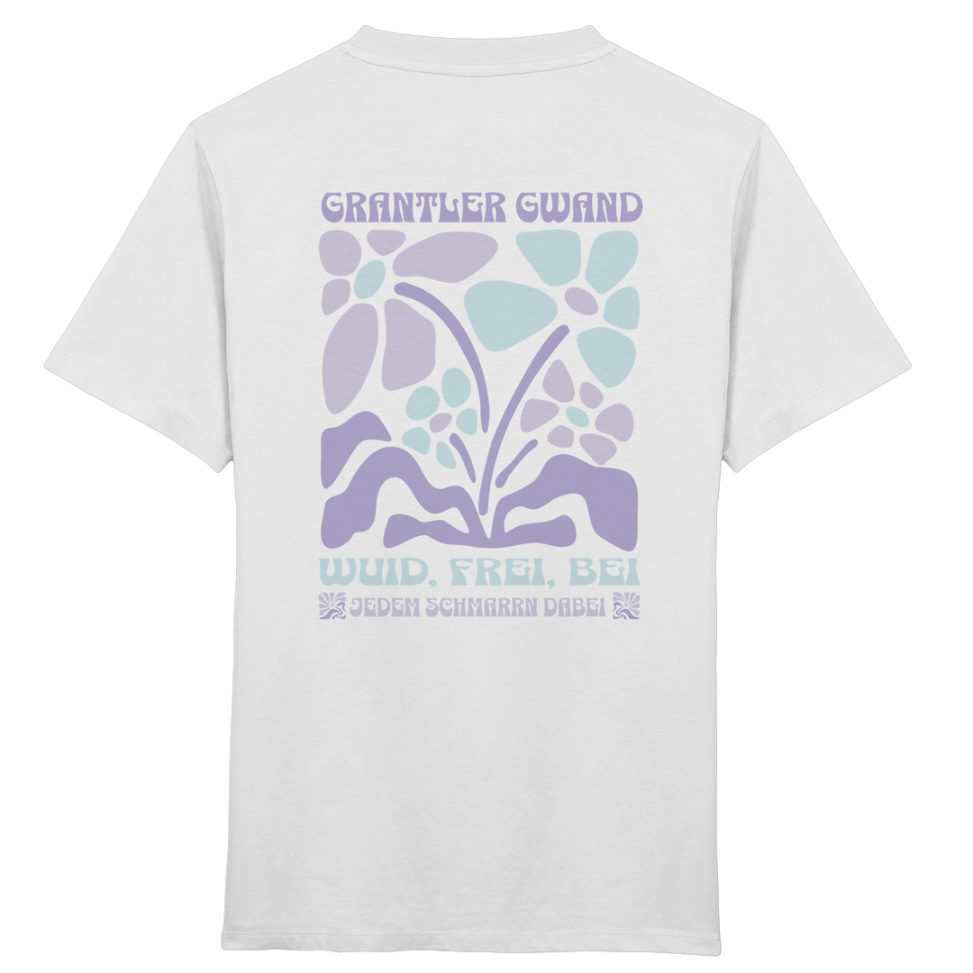 Wuid, frei, bei jedem Schmarrn dabei - Backprint - Kinder T-Shirt