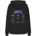 Oida Grantla - blaue Variante - Backprint - Hoodie