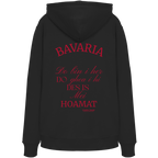 Bavaria do bin i her - rote Variante - Backprint - Hoodie
