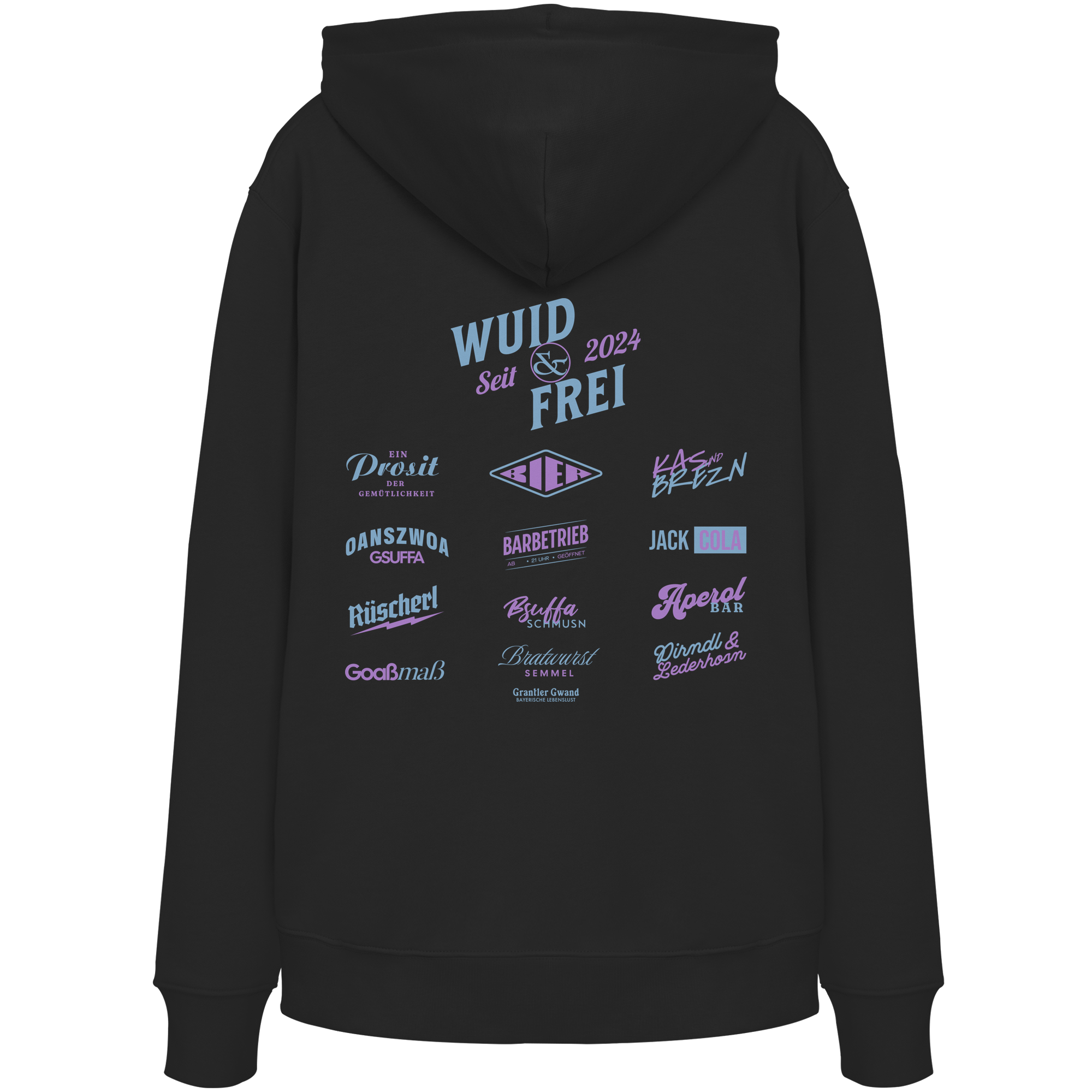 Wuid Und Frei - Hoodie