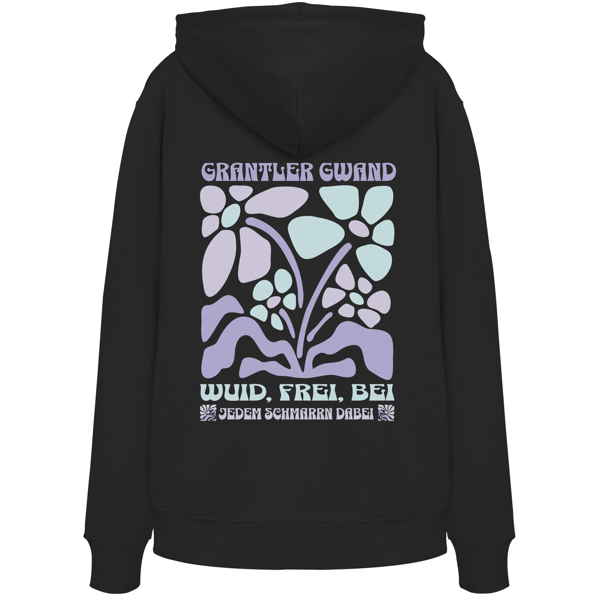 Wuid Frei Bei jedem Schmarrn dabei - Organic Hoodie