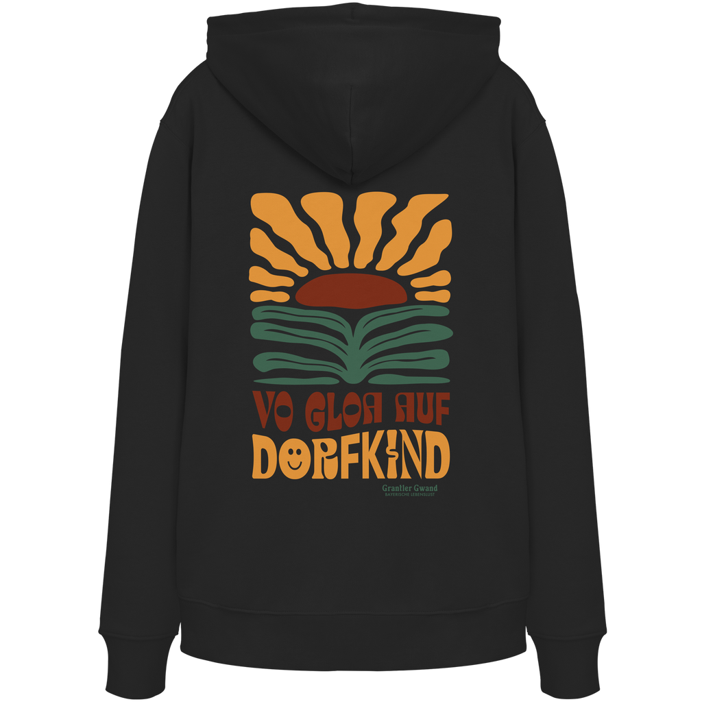 Vo Gloa auf Dorfkind - Backprint - Hoodie