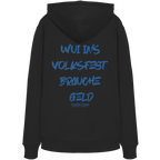 Wui ins Volksfest - blaue Variante - Backprint - Hoodie